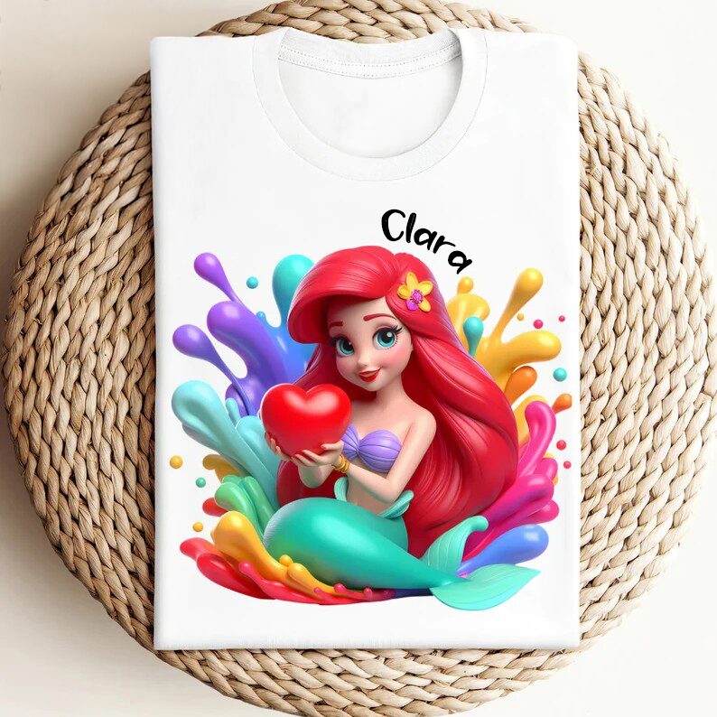 T-shirt várias personagens